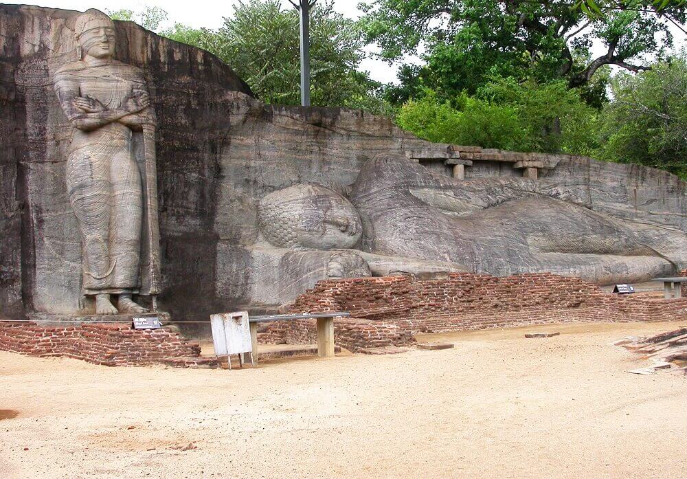 Polonnaruwa Galvihara. © Osmund Bopearachchi.